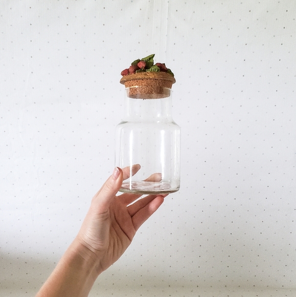 Retro Strawberry Jar